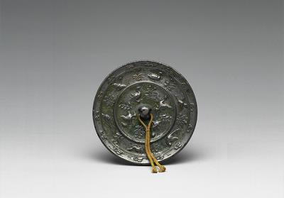图片[2]-Bronze mirror with waterfowl and flowers, high Tang dynasty, 7th-8th century-China Archive